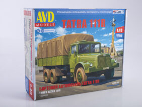 Грузовик Tatra-111R бортовой (с тентом) (AVD Models)-фото1