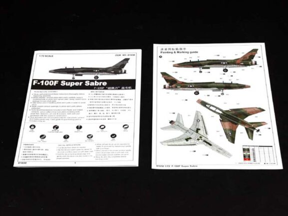Американский истребитель North American F-100F Super Sabre (Trumpeter)-фото5