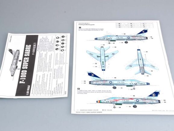 Американский истребитель North American F-100D Super Sabre (1:32)-фото11