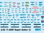 Американский истребитель North American F-100F Super Sabre (1:32)-фото15