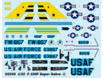 Американский истребитель North American F-100F Super Sabre (1:32)-фото13