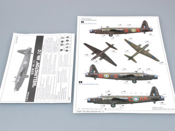 Британский бомбардировщик Vickers Wellington Mk.IC (1:48)-фото13