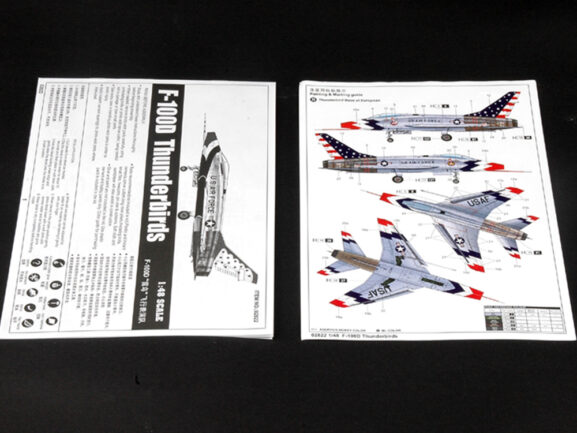 Американский истребитель F-100D Super Sabre (пилотажная группа Thunderbirds)-фото7