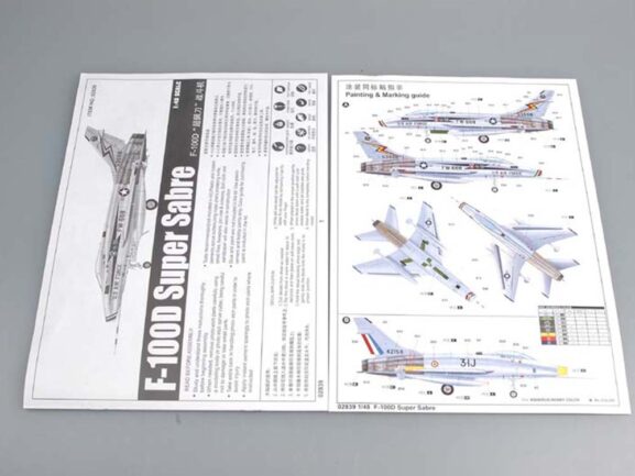 Американский истребитель North American F-100D Super Sabre (1:48)-фото7
