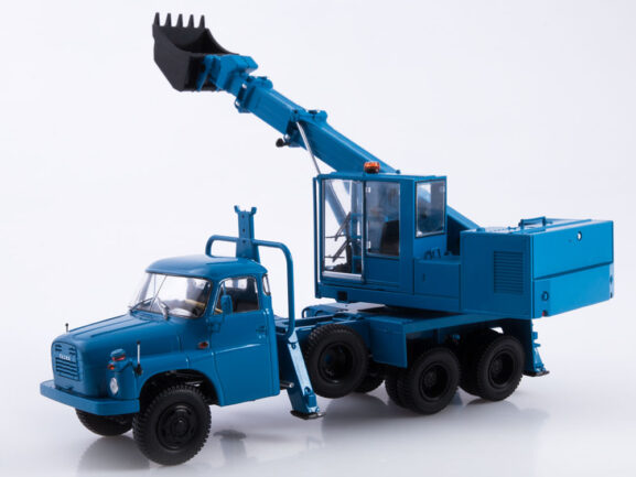 Экскаватор-планировщик UDS-110 (Tatra-148) (синий)-фото6