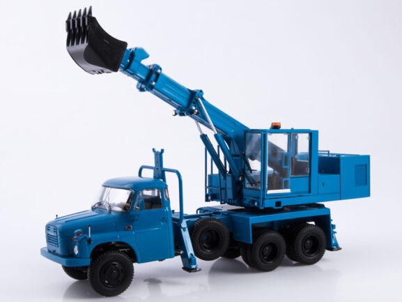 Экскаватор-планировщик UDS-110 (Tatra-148) (синий)-фото2