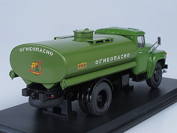Топливозаправщик (бензовоз) ТСВ-6 (ЗИЛ-130) хаки-фото4