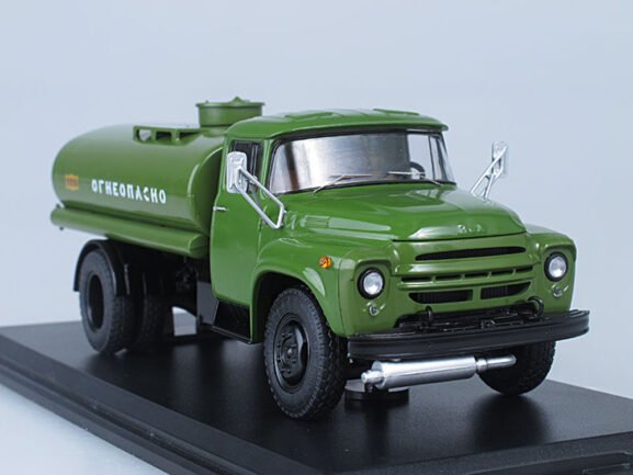 Топливозаправщик (бензовоз) ТСВ-6 (ЗИЛ-130) хаки-фото3