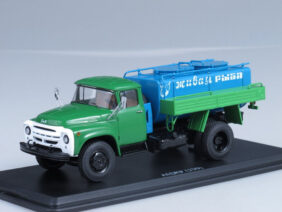 Автоцистерна АЦЖР (ЗИЛ-130) (зеленый/синий)-фото1