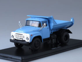 Самосвал ММЗ-555 (ЗИЛ-130) поздний 1979 год (голубой)-фото1