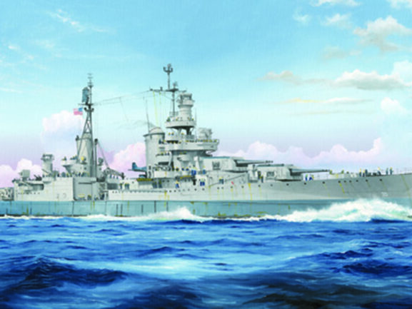 Американский тяжелый крейсер USS Indianapolis CA-35 1945 (Индианаполис)-фото2