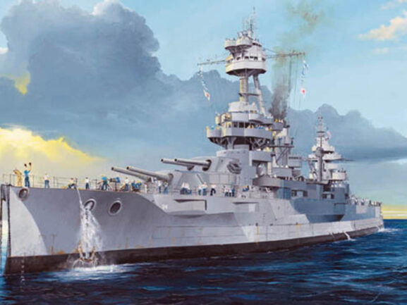 Американский линкор USS New York BB-34 (Нью-Йорк)-фото4