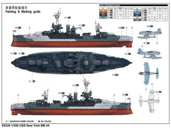 Американский линкор USS New York BB-34 (Нью-Йорк)-фото6