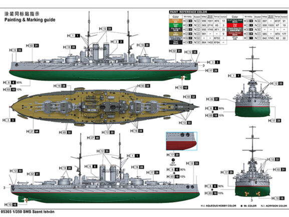 Австро-венгерский линкор SMS Szent Istvan (Сент-Иштван)-фото4