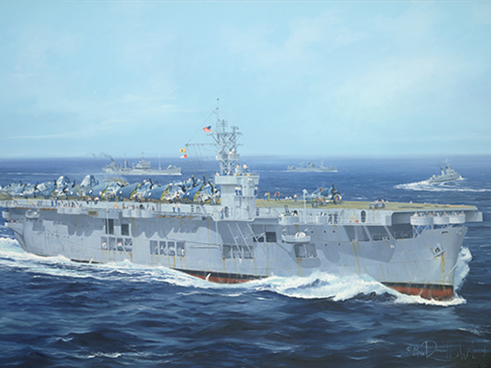 Американский эскортный авианосец USS Sangamon CVE-26 (Сангамон)-фото2