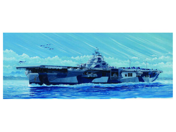 Американский авианосец USS Franklin CV-13 (Франклин) (1:700)-фото2