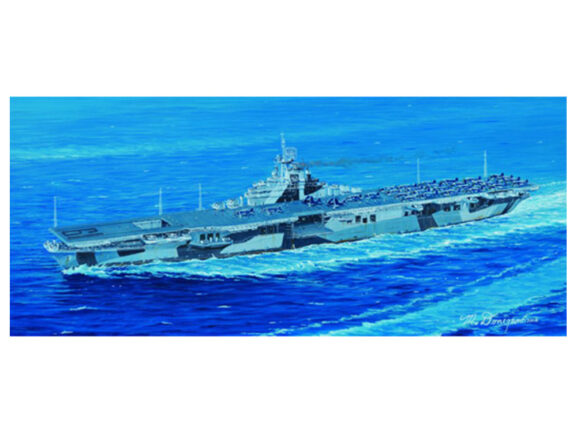 Американский авианосец USS Hancock CV-19 (Хэнкок) (1:700)-фото2