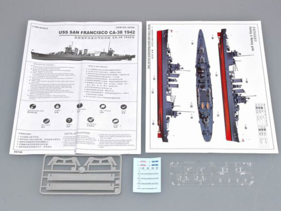 Американский тяжелый крейсер USS San Francisco CA-38 1942 (Сан-Франциско)-фото3