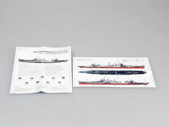 Американский тяжелый крейсер USS San Francisco CA-38 1944 (Сан-Франциско)-фото3