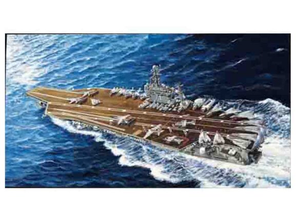Американский авианосец USS Roosevelt CVN-71 (Теодор Рузвельт) (Trumpeter)-фото2