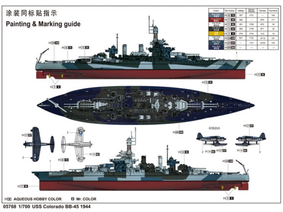 Американский линкор USS Colorado BB-45 (Колорадо)-фото5