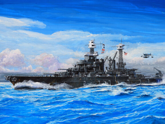 Американский линкор USS Maryland BB-46 1941 (Мэриленд)-фото2