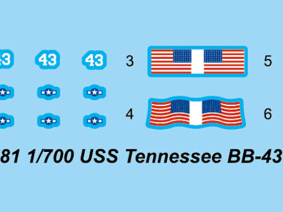 Американский линкор USS Tennessee BB-43 1941 (Теннесси)-фото3