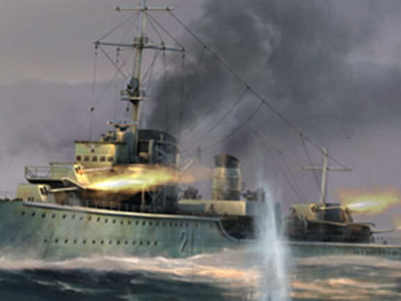 Немецкий эсминец Z-21 Wilhelm Heidkamp 1940 (Вильгельм Хайдкамп)-фото2