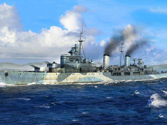 Британский легкий крейсер HMS Belfast 1942 (Белфаст)-фото2
