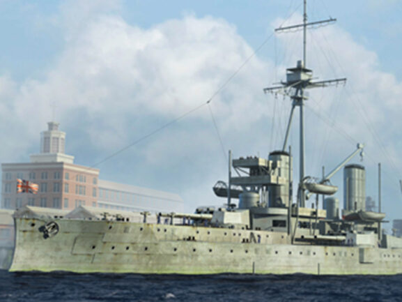 Британский линкор HMS Dreadnought (Дредноут) 1918 (1:700)-фото2