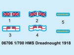Британский линкор HMS Dreadnought (Дредноут) 1918 (1:700)-фото9