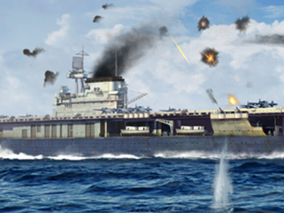 Американский авианосец USS Yorktown CV-5 (Йорктаун) (1:700) (Trumpeter)-фото2