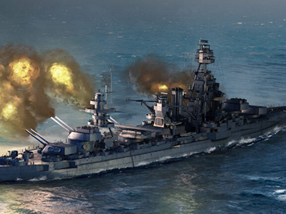 Американский линкор USS Texas BB-35 (Техас) (1:700)-фото2