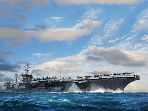 Американский авианосец USS Constellation CV-64 (Констеллейшн) (1:700)-фото2