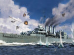 Британский тяжелый крейсер HMS Cornwall (Корнуолл)-фото2
