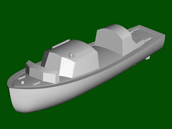 Британский тяжелый крейсер HMS Kent (Кент) (1:700)-фото15