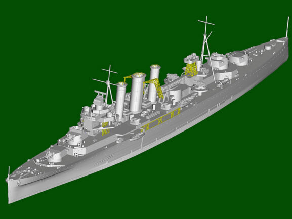 Британский тяжелый крейсер HMS Kent (Кент) (1:700)-фото5