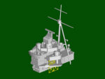 Британский тяжелый крейсер HMS Kent (Кент) (1:700)-фото6