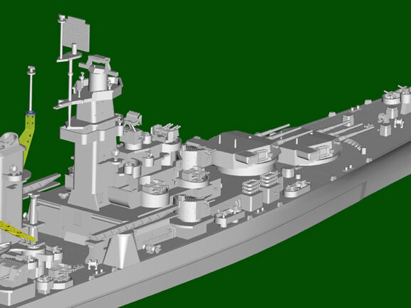 Американский линкор USS Hawaii CB-3 (Гавайи)-фото6