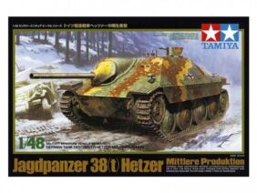 Немецкий истребитель танков САУ Jagdpanzer 38(t) Hetzer (Хетцер) (1:48) (Tamiya)-фото1