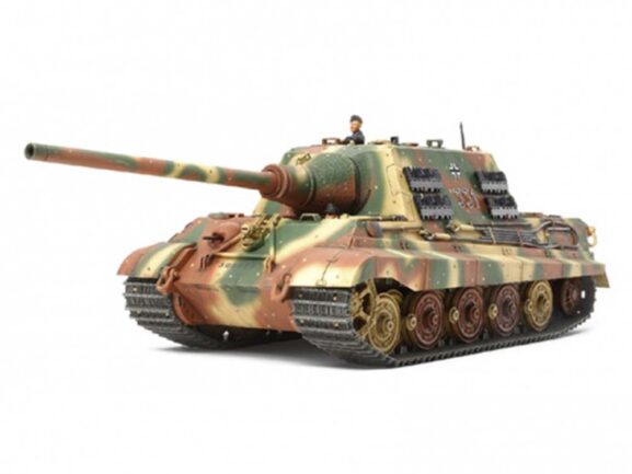 Немецкий тяжелый истребитель танков САУ Sd.Kfz.186 Jagdtiger (Ягдтигр) с 2-мя фигурами-фото2