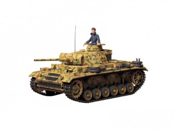 Немецкий средний танк Pz.Kpfw.III Ausf.L (T-III) с 1 фигурой-фото2