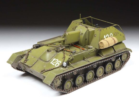 Советская самоходная артиллерийская установка СУ-76М (1:35)-фото3