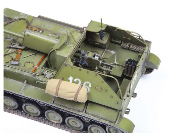 Советская самоходная артиллерийская установка СУ-76М (1:35)-фото5