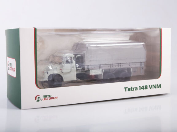 Грузовик Tatra-148VNM бортовой (с тентом) серый-фото6