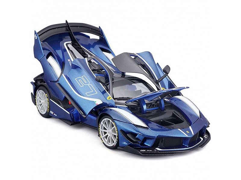 Автомобиль Ferrari FXX K EVO blue-фото2