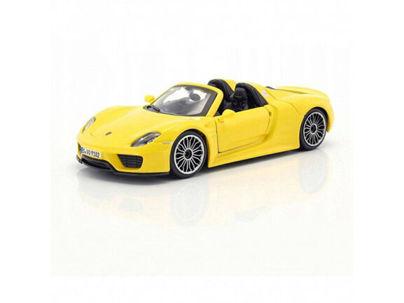 Автомобиль Porsche 918 Spyder (18-21076) yellow-фото2