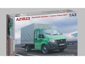 Грузовик ГАЗель Next A21R23 бортовой c тентом-фото1
