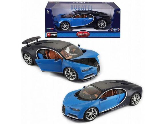 Автомобиль Bugatti Chiron Blue (1:18)-фото2