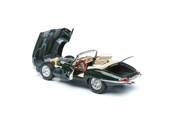 Автомобиль Jaguar E-Type Cabriolet 1961 Green-фото10